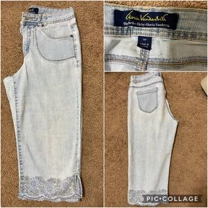Gloria Vanderbilt Capri Denim Jeans - Lightwash
